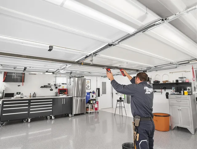 Overhead garage door repair service by Kendall Garage Door Repair in Kendall