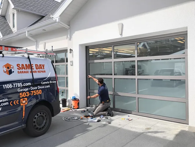 Same-day garage door repair service by Kendall Garage Door Repair in Kendall